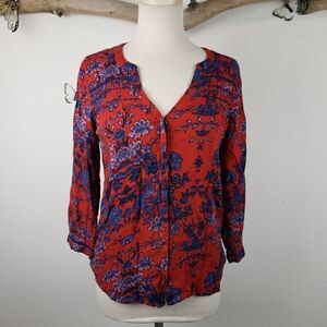 Lucky brand boho style tunic top